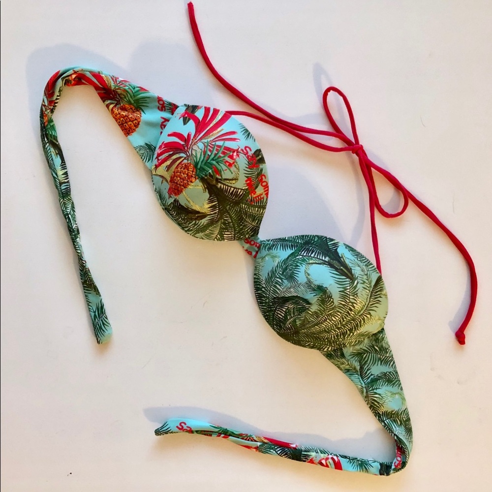 Desigual “Say Something Nice” Bikini Top